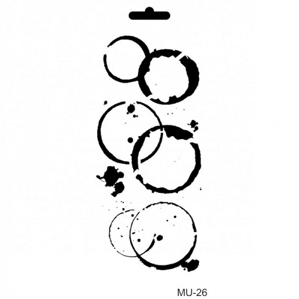 Šablona Cadence, 25 x 10 cm – kruhy Aladine