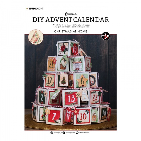DIY Adventní kalendář Studio Light – Vánoce doma Aladine