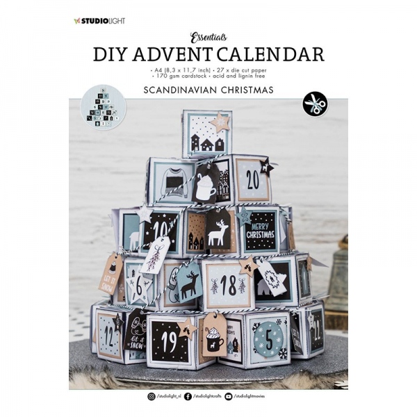 DIY Adventní kalendář Studio Light – Severské Vánoce Aladine