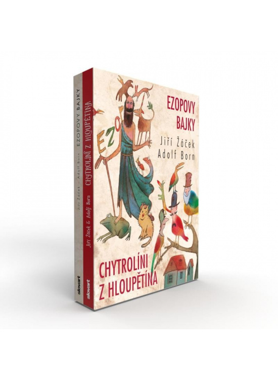 Ezopovy bajky / Chytrolíni z Hloupětína (BOX 2 knihy)