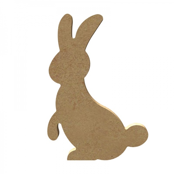 Dřevěný výřez k dekoraci Gomille, 10 cm – králík Aladine