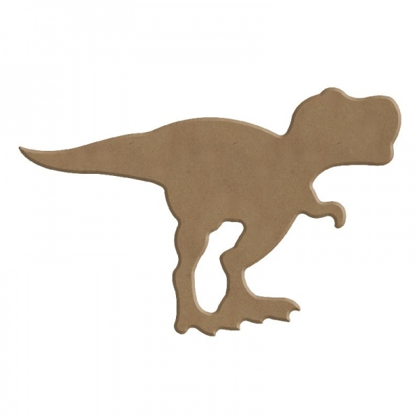 Dřevěný výřez k dekoraci Gomille, 15 cm – tyranosaurus malý Aladine