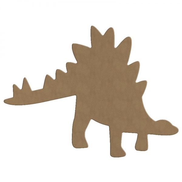 Dřevěný výřez k dekoraci Gomille, 32 x 24 cm – stegosaurus velký Aladine