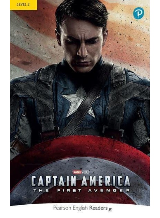 Pearson English Readers: Level 2 Marvel Captain America The First Avenger Bk + Code Edu-Ksiazka Sp. S.o.o.