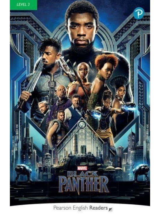 Pearson English Readers: Level 3 Marvel Black Panther Book + Code Pack