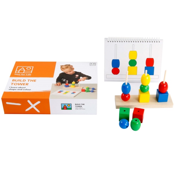 Toys for life - Barevné věže Montessori