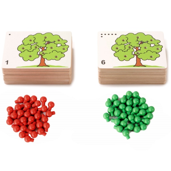 Toys for life - Počítání jablíček do 10 Montessori