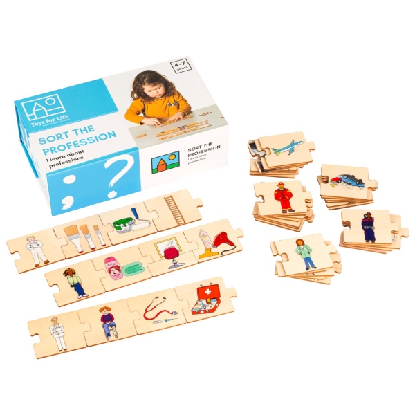Toys for life - Seřadit povolání Montessori