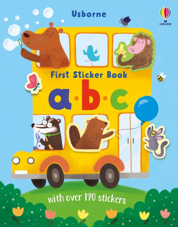Usborne First Sticker Book abc Usborne Publishing