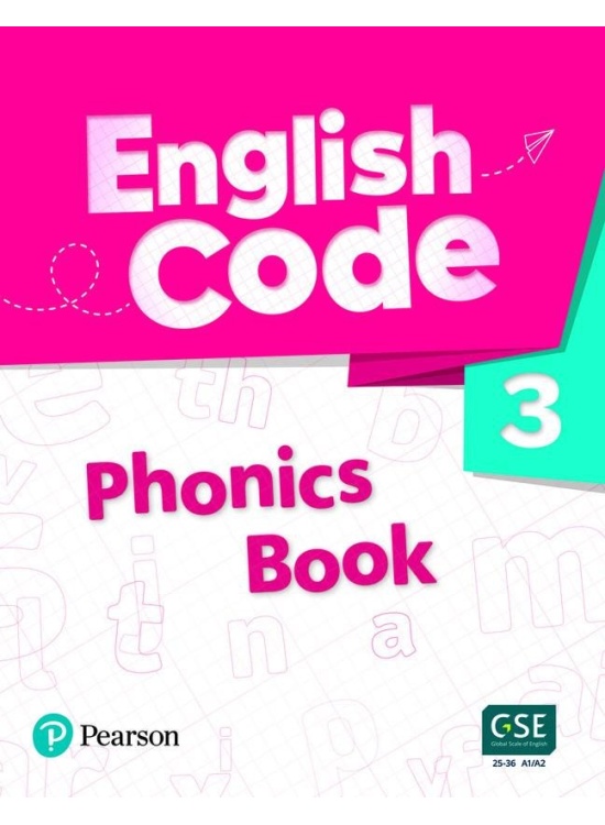 English Code 3 Phonics Book with Audio a Video QR Code Edu-Ksiazka Sp. S.o.o.