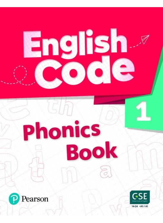 English Code 1 Phonics Book with Audio a Video QR Code Edu-Ksiazka Sp. S.o.o.