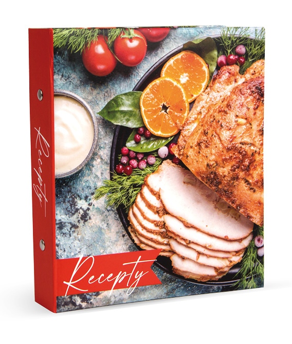 Kniha na recepty karis - Motiv jídlo Helma 365