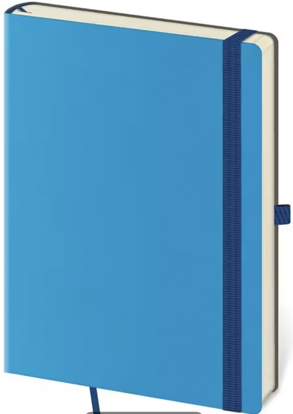 Linkovaný zápisník Flexies L Blue Helma 365