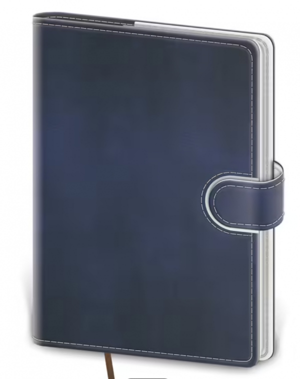 Linkovaný zápisník Flip L modro/bílý Helma 365