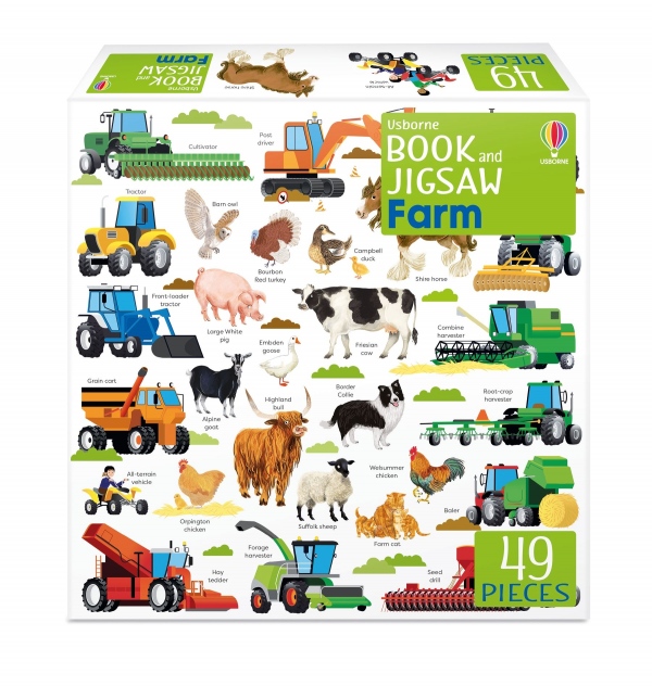 Usborne Book and Jigsaw Farm Usborne Publishing