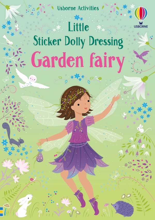 Little Sticker Dolly Dressing Garden Fairy Usborne Publishing