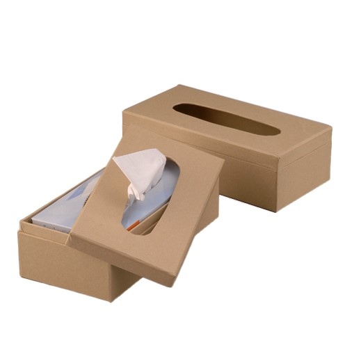 Krabička PappArt z papermaché na kapesníky k dotvoření, 26 x 13 x 8 cm Aladine