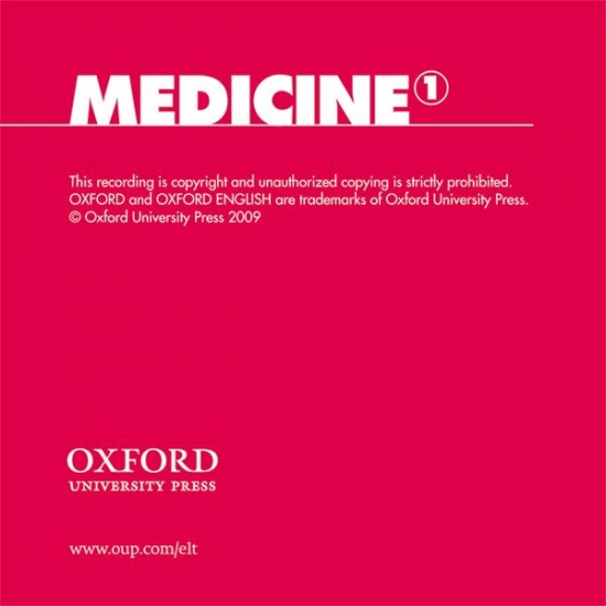 Oxford English for Careers Medicine 1 Class Audio CD Oxford University Press