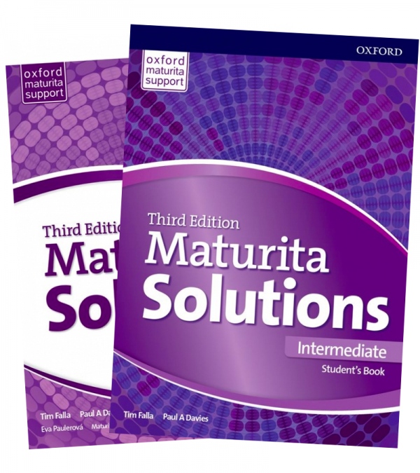 Maturita Solutions 3rd Edition Intermediate Student´s Book + Workbook CZ balíček Oxford University Press