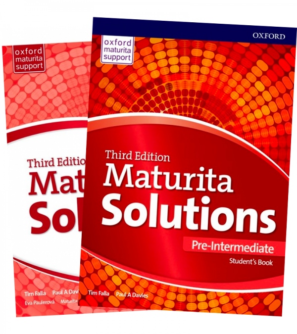 Maturita Solutions 3rd Edition Pre-Intermediate Student´s Book + Workbook CZ balíček Oxford University Press