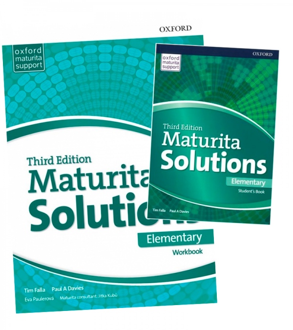 Maturita Solutions 3rd Edition Elementary Student´s Book + Workbook CZ balíček Oxford University Press
