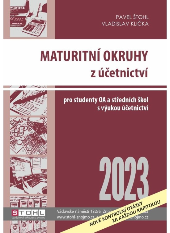 Maturitní okruhy z účetnictví 2023