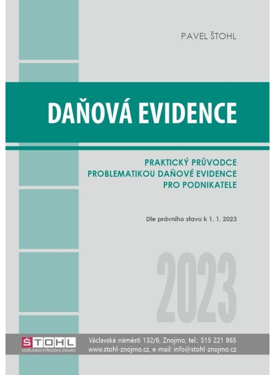 Daňová evidence 2023 - praktický průvodce