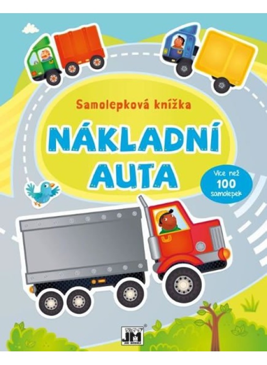 Nákladní automobily - Samolepková knížka JIRI MODELS a. s.
