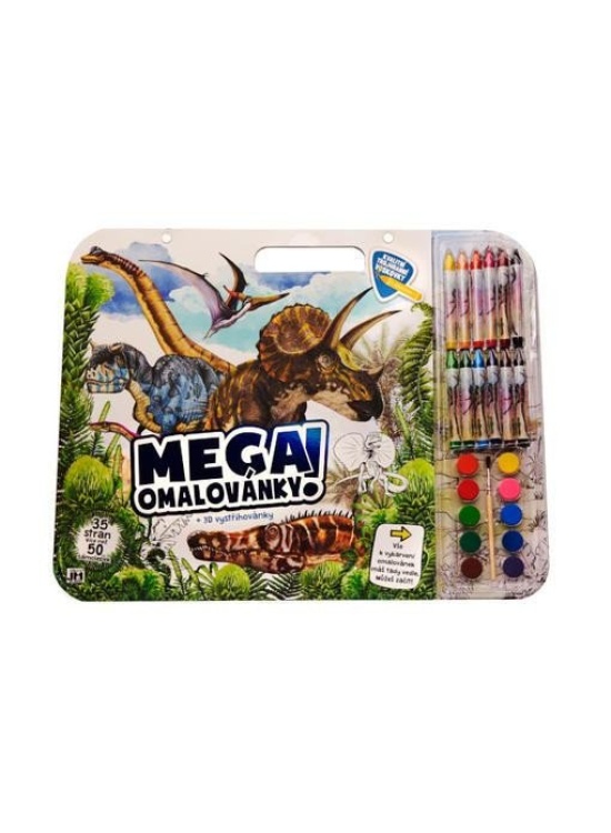 Dinosauři - Mega omalovánkový set
