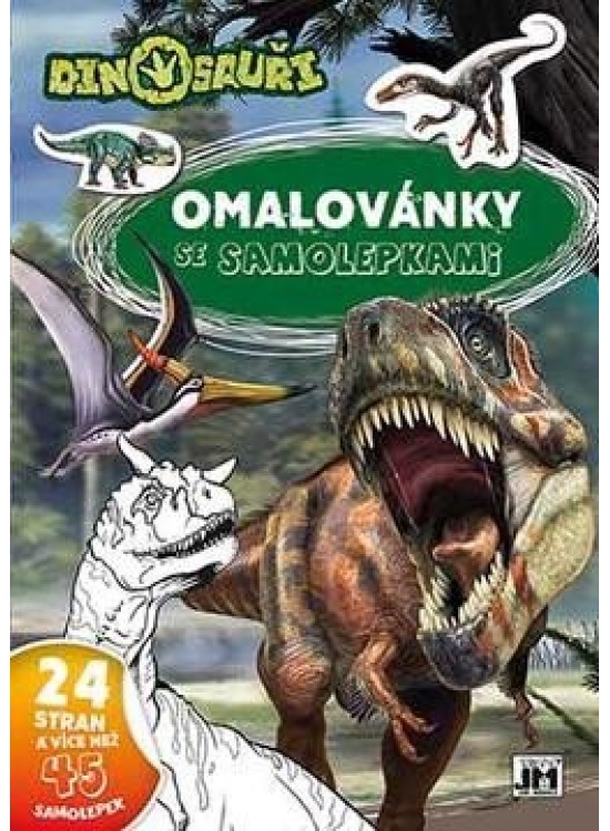 Dinosauři - Omalovánky A4+ JIRI MODELS a. s.