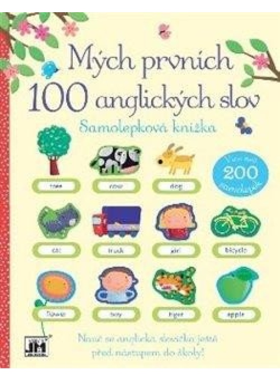 Mých prvních 100 anglických slov / Samolepková knížka JIRI MODELS a. s.