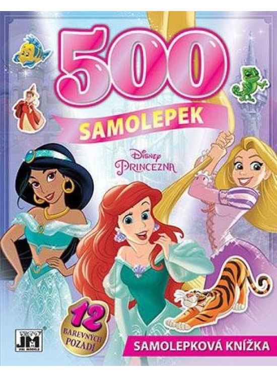Velká samolepková knížka 500 Disney Princezny JIRI MODELS a. s.