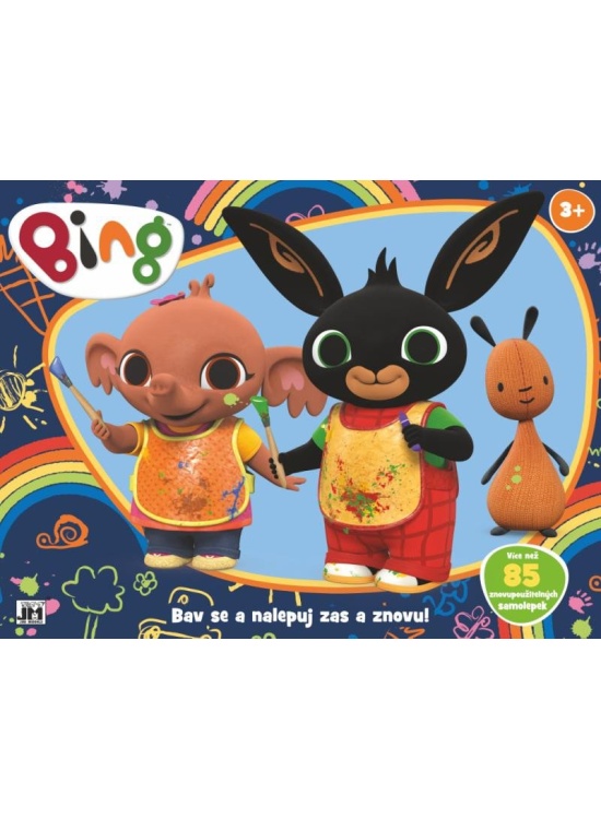 Bav se a nalepuj zas a znovu! Bing - Více než 85 znovupoužitelných samolepek