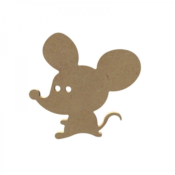 Dřevěný výřez - Myška Aladine