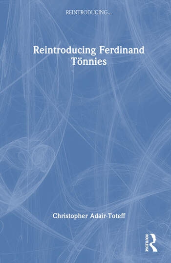 Reintroducing Ferdinand Tönnies