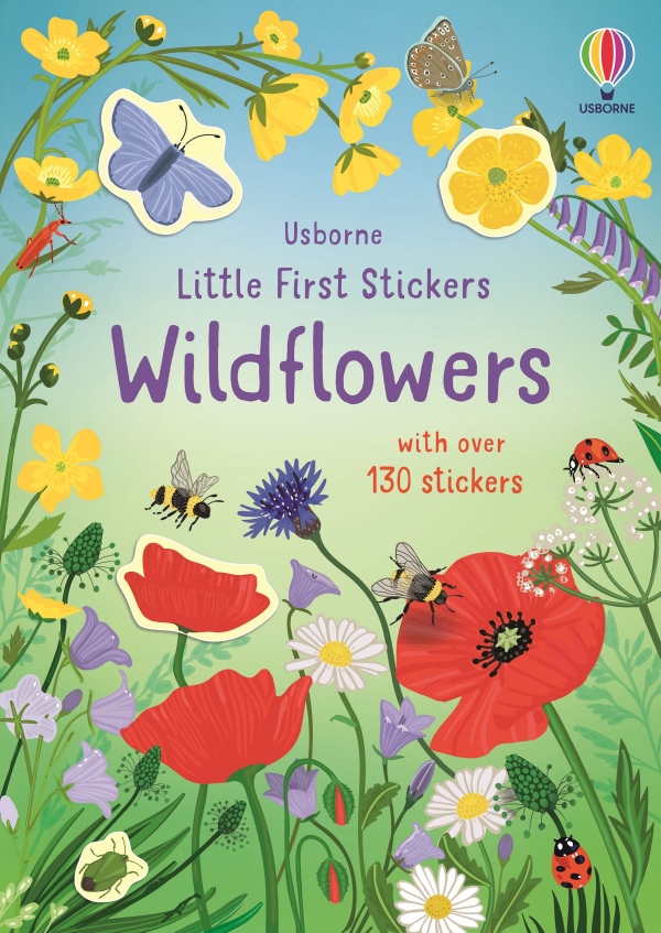 Little First Stickers Wildflowers Usborne Publishing