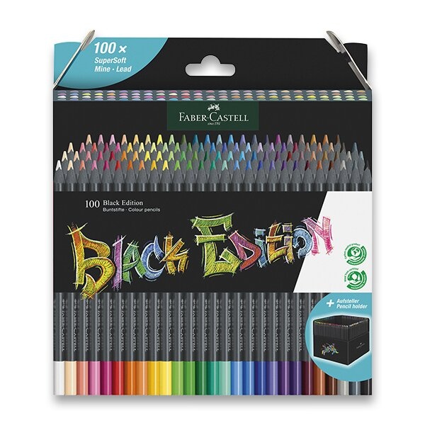 Pastelky Faber-Castell Black Edition 100 barev Faber-Castell