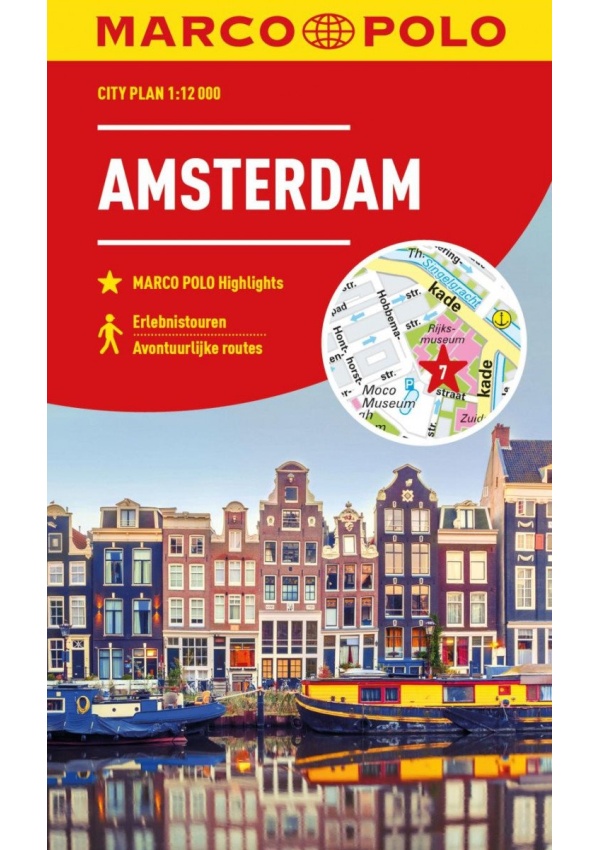 Amsterdam 1:12 000 / mapa města (lamino)