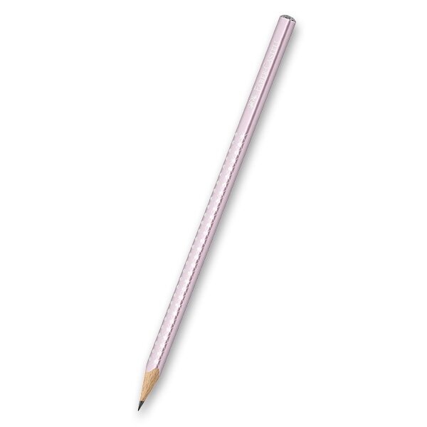 Grafitová tužka Faber-Castell Sparkle - perleťové odstíny výběr barev sv. růžová Faber-Castell
