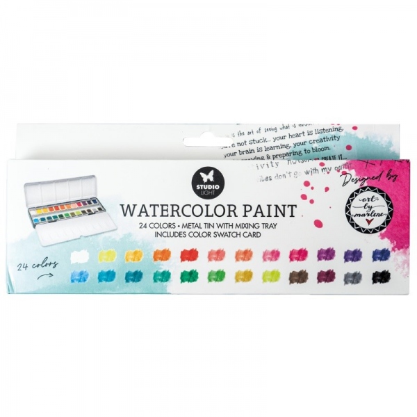Akvarelové barvy Art by Marlene – 24 barev Aladine