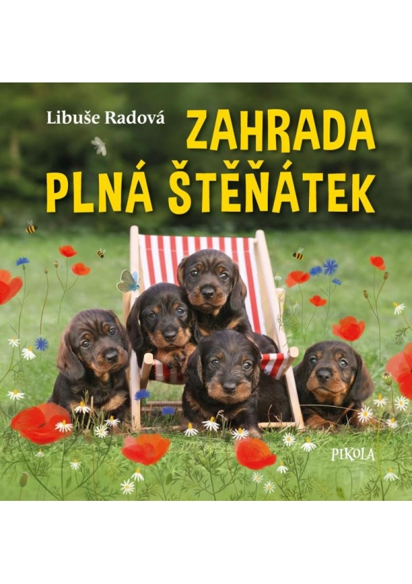 Zahrada plná štěňátek
