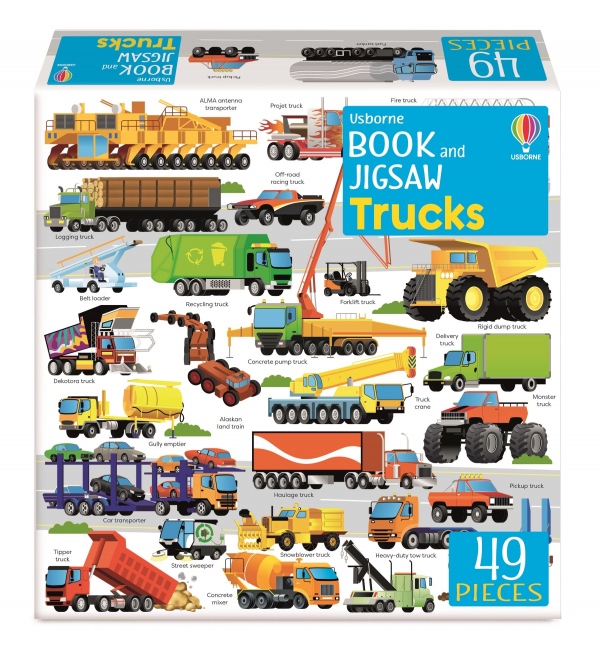 Usborne Book and Jigsaw Trucks Usborne Publishing