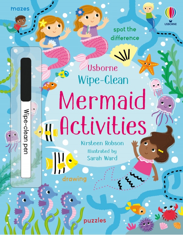 Wipe-Clean Mermaid Activities Usborne Publishing