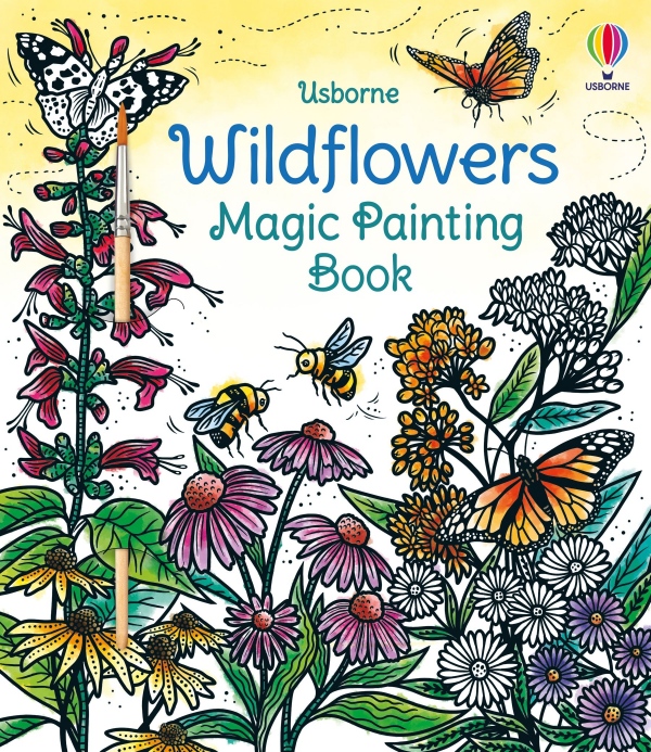 Wildflowers Magic Painting Book Usborne Publishing