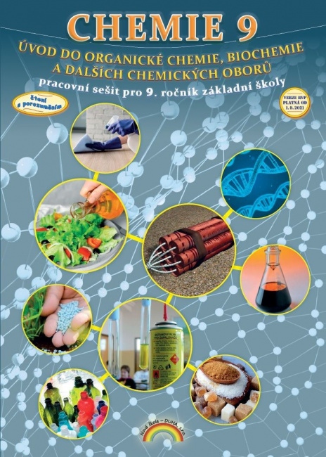 Chemie 9 - Úvod do organické chemie, biochemie a dalších chemických oborů, pracovní sešit, Čtení s porozuměním (99-81) Nakladatelství Nová škola Brno