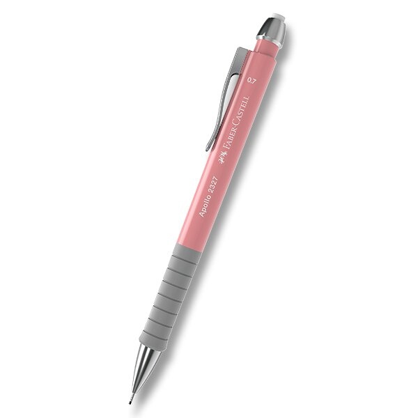 Mechanická tužka Faber-Castell Apollo 0,7 mm, výběr barev sv. růžová Faber-Castell