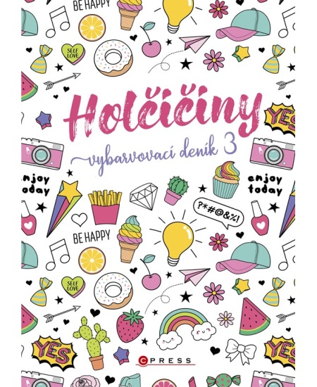 Holčičiny - Vybarvovací deník 3
