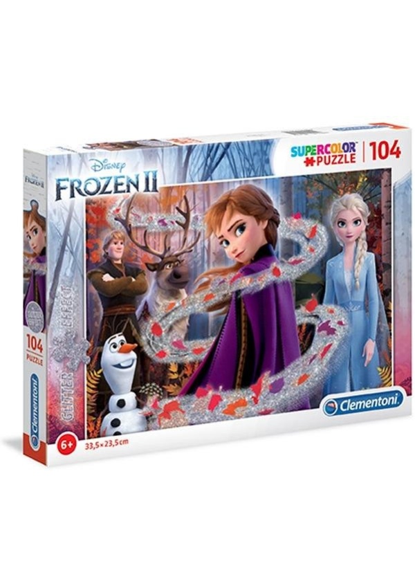 Clementoni Puzzle Supercolor Glitter - Ledové království 2 ( 104 dílků )