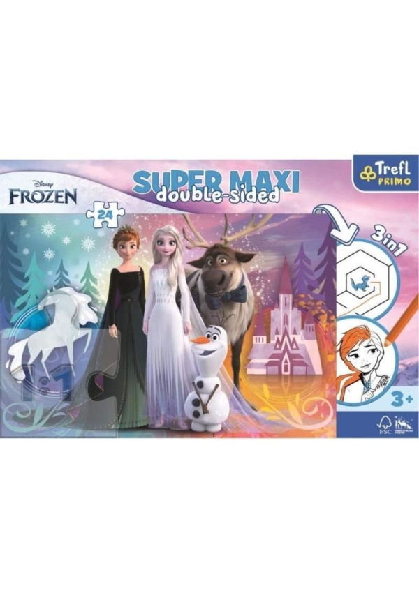 Trefl Puzzle Ledové království super maxi 24 dílků - oboustranné Matyska a.s.
