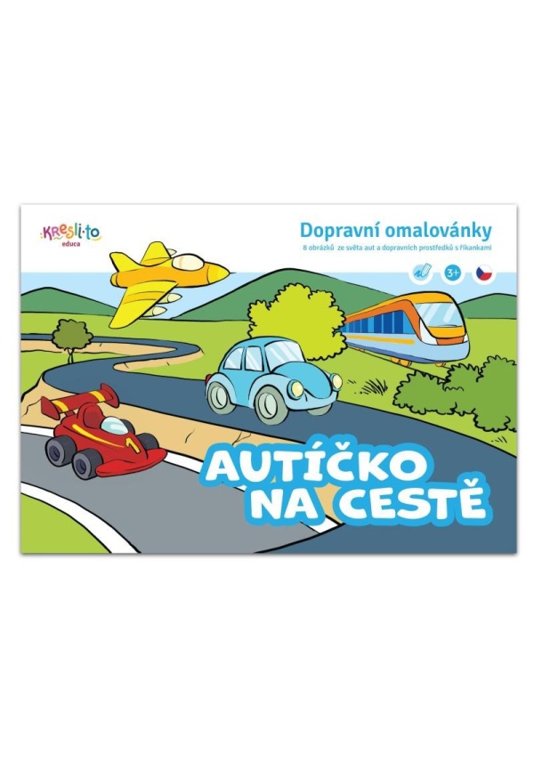 Dopravní omalovánky / Autíčko na cestě